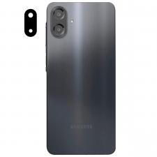Set 2 folii sticla camera foto Bizon Glass Silk Lens compatibile cu Samsung Galaxy A07 4G, Negru