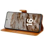 Husa flip cover Bizon Pocket compatibila cu Realme 16 Pro Plus, Maro 6 - lerato.ro