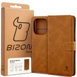 Husa flip cover Bizon Pocket compatibila cu Realme 16 Pro Plus, Maro 7 - lerato.ro