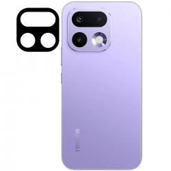 Set 2 folii sticla securizata camera foto Bizon Glass Lens compatibile cu Realme 16 Pro, Negru