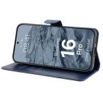 Husa flip cover Bizon Pocket compatibila cu Realme 16 Pro, Navy Blue 6 - lerato.ro