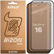 Set 2 folii sticla securizata Bizon Glass Matte Duo compatibile cu Realme 16 5G, Negru