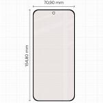 Folie sticla securizata Bizon Glass Matte compatibila cu Realme 16 5G, Negru 3 - lerato.ro
