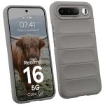 Carcasa Bizon Tur compatibila cu Realme 16 5G, Light Grey 3 - lerato.ro