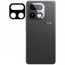 Folii protectie Realme 16 Pro Plus, Set 2 folii sticla securizata camera foto Bizon Glass Lens compatibile cu Realme 16 Pro Plus, Negru, lerato.ro
