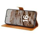 Husa flip cover Bizon Pocket compatibila cu Realme 16 Pro, Maro 6 - lerato.ro