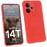 Carcasa Bizon Tur compatibila cu Realme 14T 5G, Rosu 3 - lerato.ro