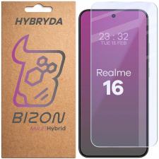 Folie sticla hibrid Bizon Hybrid Mule compatibila cu Realme 16 5G, Transparent