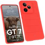 Carcasa Bizon Tur compatibila cu Realme GT 7 / 7T, Rosu 3 - lerato.ro