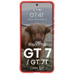 Carcasa Bizon Tur compatibila cu Realme GT 7 / 7T, Rosu 6 - lerato.ro