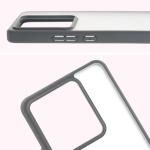 Carcasa Bizon Angelo compatibila cu Realme GT 7 / 7T, Transparent / Gri 4 - lerato.ro
