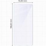 Folie sticla hibrid Bizon Glass Mule  compatibila cu Realme GT 7, Transparent 3 - lerato.ro