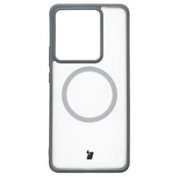 Carcasa Bizon MatteO cu MagSafe compatibila cu Realme GT 7 / 7T, Gri