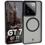 Carcasa Bizon MatteO cu MagSafe compatibila cu Realme GT 7 / 7T, Negru 3 - lerato.ro