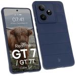 Carcasa Bizon Tur compatibila cu Realme GT 7 / 7T, Dark Blue 3 - lerato.ro
