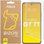 Set 2 folii protectie Bizon Glass Film Sun compatibile cu Realme GT 7T, Transparent 2 - lerato.ro