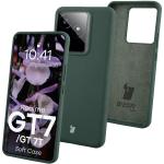 Carcasa Bizon Soft compatibila cu Realme GT 7 / 7T, Dark Green 3 - lerato.ro