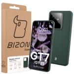 Carcasa Bizon Soft compatibila cu Realme GT 7 / 7T, Dark Green 8 - lerato.ro