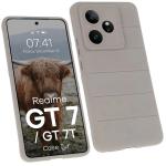 Carcasa Bizon Tur compatibila cu Realme GT 7 / 7T, Light Grey 3 - lerato.ro