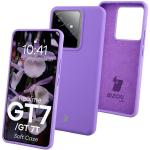 Carcasa Bizon Soft compatibila cu Realme GT 7 / 7T, Mov 3 - lerato.ro