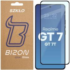 Folie sticla securizata Bizon Glass Edge 2 compatibila cu Realme GT 7 / GT 7T, Negru