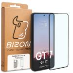 Kit protectie 2 in 1 BizonMobile, Carcasa Bizon Angelo si Folie sticla securizata Bizon Glass Edge, compatibil cu Realme GT 7 / 7T, Negru 9 - lerato.ro