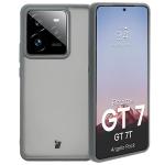Kit protectie 2 in 1 BizonMobile, Carcasa Bizon Angelo si Folie sticla securizata Bizon Glass Edge, compatibil cu Realme GT 7 / 7T, Gri 4 - lerato.ro