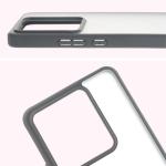 Kit protectie 2 in 1 BizonMobile, Carcasa Bizon Angelo si Folie sticla securizata Bizon Glass Edge, compatibil cu Realme GT 7 / 7T, Gri 5 - lerato.ro
