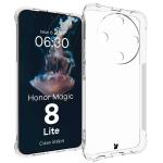 Carcasa Bizon Salpa compatibila cu Honor Magic 8 Lite, Transparent 3 - lerato.ro