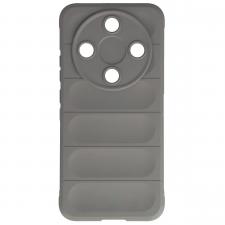 Huse si carcase Honor, Carcasa Bizon Tur compatibila cu Honor Magic 8 Lite, Light Grey, lerato.ro
