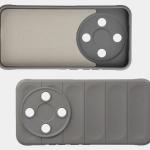 Carcasa Bizon Tur compatibila cu Honor Magic 8 Lite, Light Grey 7 - lerato.ro