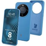 Carcasa Bizon Soft compatibila cu Honor Magic 8 Lite, Albastru 3 - lerato.ro