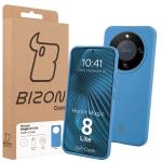 Carcasa Bizon Soft compatibila cu Honor Magic 8 Lite, Albastru 8 - lerato.ro