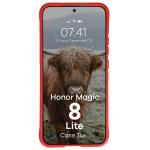 Carcasa Bizon Tur compatibila cu Honor Magic 8 Lite, Rosu 6 - lerato.ro