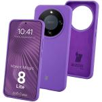 Carcasa Bizon Soft compatibila cu Honor Magic 8 Lite, Mov 3 - lerato.ro