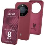 Carcasa Bizon Soft compatibila cu Honor Magic 8 Lite, Dark Purple 3 - lerato.ro