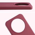 Carcasa Bizon Soft compatibila cu Honor Magic 8 Lite, Dark Purple 6 - lerato.ro