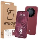 Carcasa Bizon Soft compatibila cu Honor Magic 8 Lite, Dark Purple 8 - lerato.ro