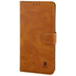 Husa flip cover Bizon Pocket compatibila cu Honor Magic 8 Lite, Maro 4 - lerato.ro