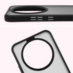 Carcasa Bizon Angelo compatibila cu Honor Magic 8 Lite, Transparent / Negru 4 - lerato.ro