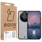 Carcasa Bizon Angelo compatibila cu Honor Magic 8 Lite, Transparent / Negru 7 - lerato.ro