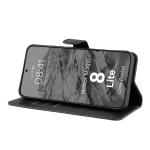 Husa flip cover Bizon Pocket compatibila cu Honor Magic 8 Lite, Negru 6 - lerato.ro