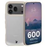 Carcasa Bizon Angelo compatibila cu Honor 600 / 600 Pro, Transparent / Bej 3 - lerato.ro