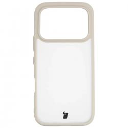 Carcasa Bizon Angelo compatibila cu Honor 600 / 600 Pro, Transparent / Bej
