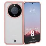 Kit protectie 2 in 1 BizonMobile, Carcasa Bizon Angelo si Folie sticla securizata Bizon Glass Edge, compatibil cu Honor Magic 8 Lite, Roz 4 - lerato.ro