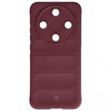 Huse si carcase Honor, Carcasa Bizon Tur compatibila cu Honor Magic 8 Lite, Dark Purple, lerato.ro