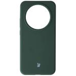 Carcasa Bizon Soft compatibila cu Honor Magic 8 Lite, Dark Green 2 - lerato.ro