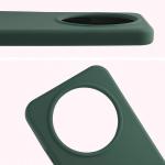 Carcasa Bizon Soft compatibila cu Honor Magic 8 Lite, Dark Green 6 - lerato.ro
