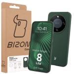 Carcasa Bizon Soft compatibila cu Honor Magic 8 Lite, Dark Green 8 - lerato.ro