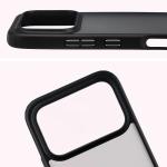 Carcasa Bizon Angelo compatibila cu Honor 600 / 600 Pro, Transparent / Negru 4 - lerato.ro